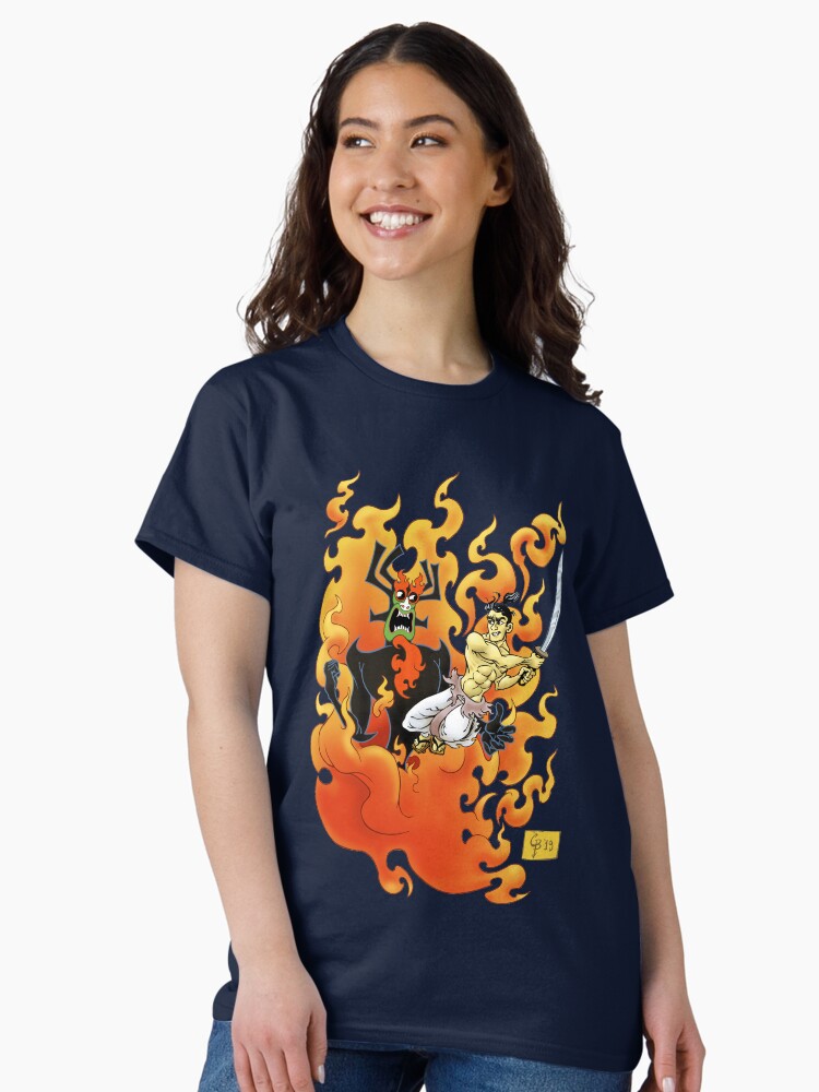 Thumbnail 2 of 7, Classic T-Shirt, Battle the acient evil designed and sold by Chrisboerlage.