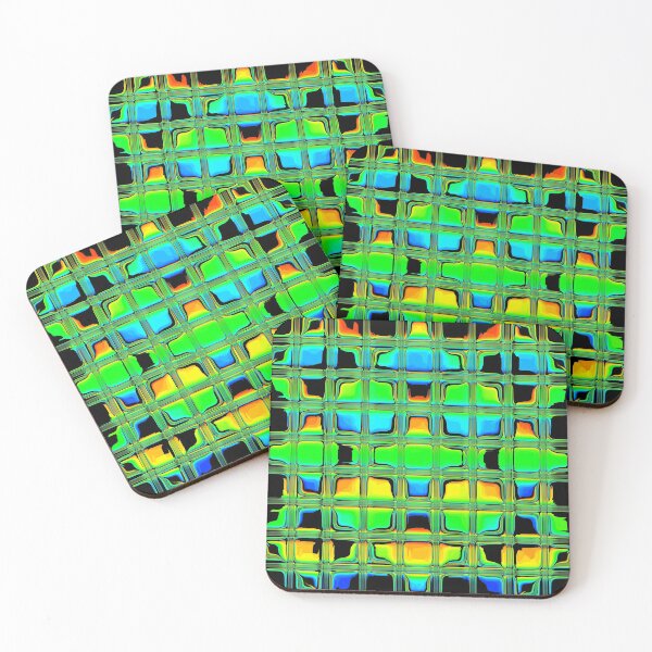 Item preview, Abstract Vivid Colorful Window Grille Design designed and sold by Dator.