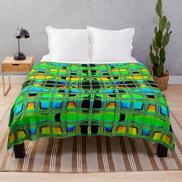 Item preview, Abstract Vivid Colorful Window Grille Design designed and sold by Dator.