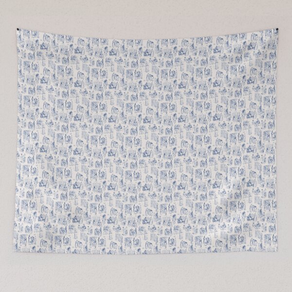 Item preview, Pride and Prejudice Toile designed and sold by laureldesigns.