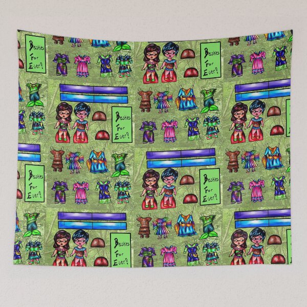 Item preview, Besties Paper Doll Patterns designed and sold by kilmenyreade.
