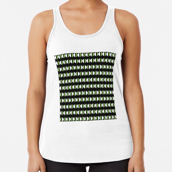 #Pattern, #abstract, #design, #fashion, decoration, repetition, color image,  geometric shape Racerback Tank Top