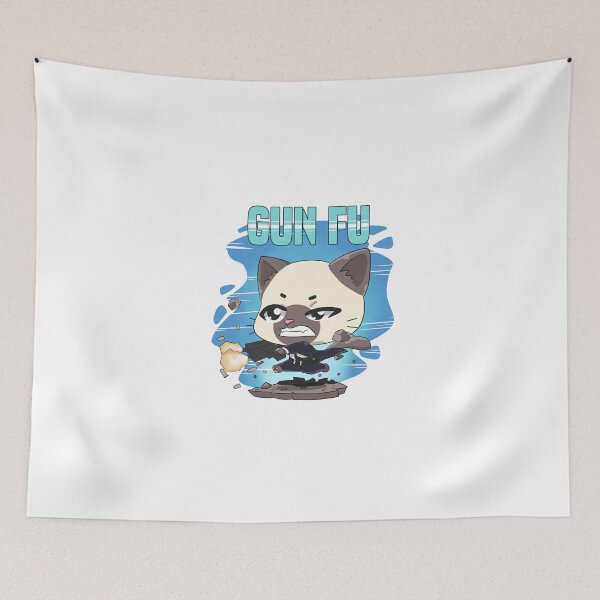 Item preview, Gun Fu Cat Wick designed and sold by kharl08.