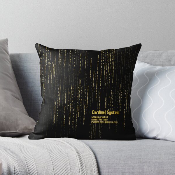 Cardinal System Sao Throw Pillow For Sale By Fantasylife Redbubble