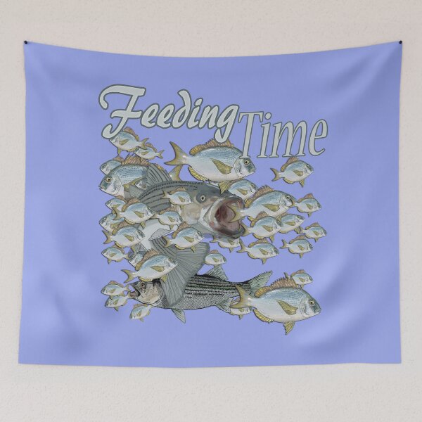 Item preview, Striped Bass Stripers lookin for porgies designed and sold by hookink.