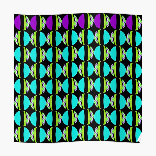 #Pattern, #abstract, #design, #fashion, decoration, repetition, color image,  geometric shape Poster