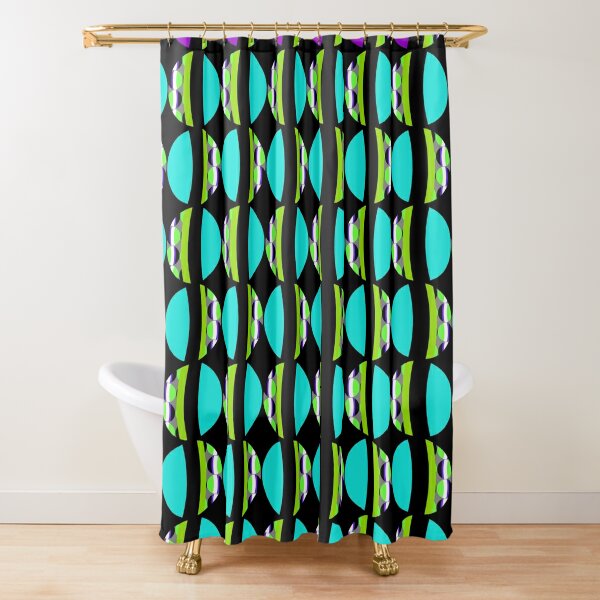 #Pattern, #abstract, #design, #fashion, decoration, repetition, color image,  geometric shape Shower Curtain