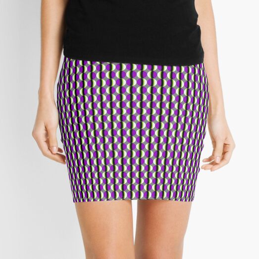 #Pattern, #abstract, #design, #fashion, decoration, repetition, color image,  geometric shape Mini Skirt