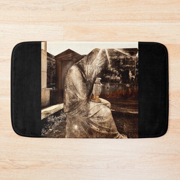 Item preview, Statue Of Weeping Woman, Lafayette Cemetery, New Orleans, in Monotones designed and sold by Kay Brewer.