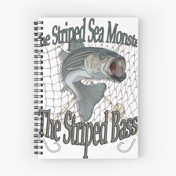 Item preview, Sea Monster with Stripes, The Striped Bass designed and sold by hookink.