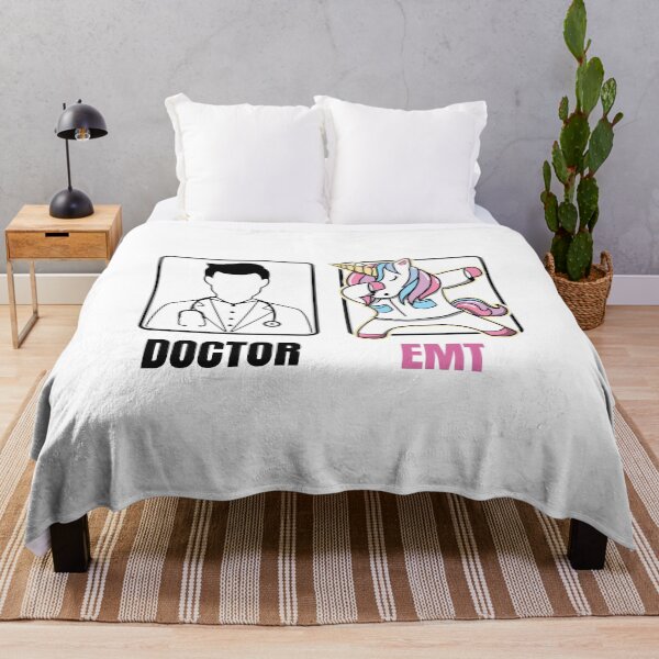 Item preview, EMT Dabbing Unicorn Funny Boring Doctor Quote Fun Paramedic designed and sold by CreatedByHeidi.