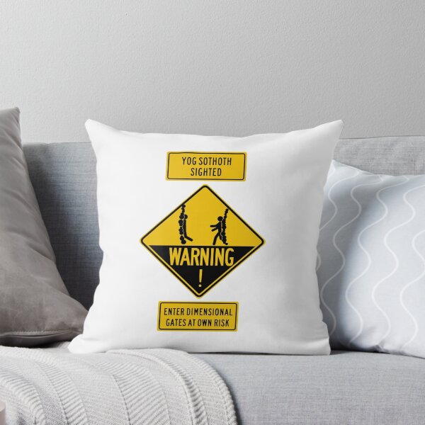 Item preview, Yog-sothoth warning sign designed and sold by mime666.
