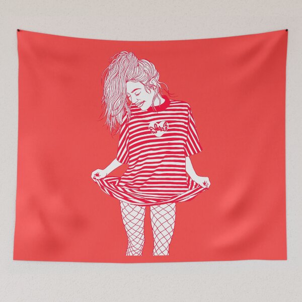 Item preview, Miss red stripes designed and sold by Letslove.