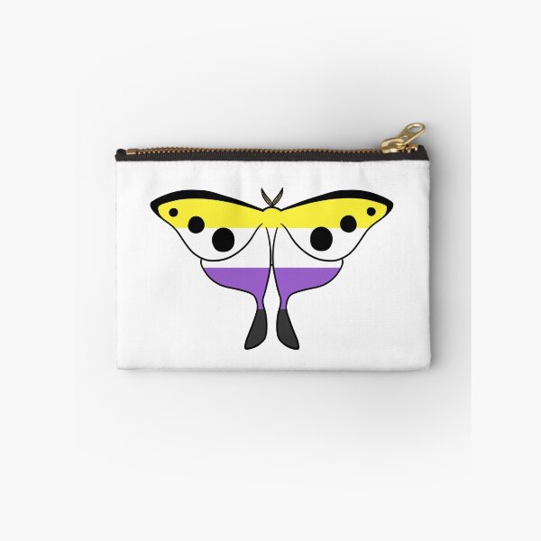 Item preview, Nonbinary Pride Moth designed and sold by avesmx.