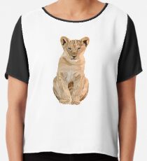 Baby Löwe Abbildung Chiffontop