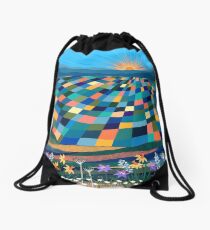 Bright Sun Shiny Day Drawstring Bag