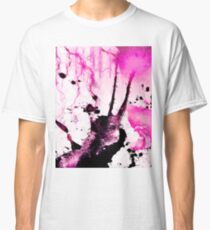Hot Pink Abstract Painting Classic T-Shirt