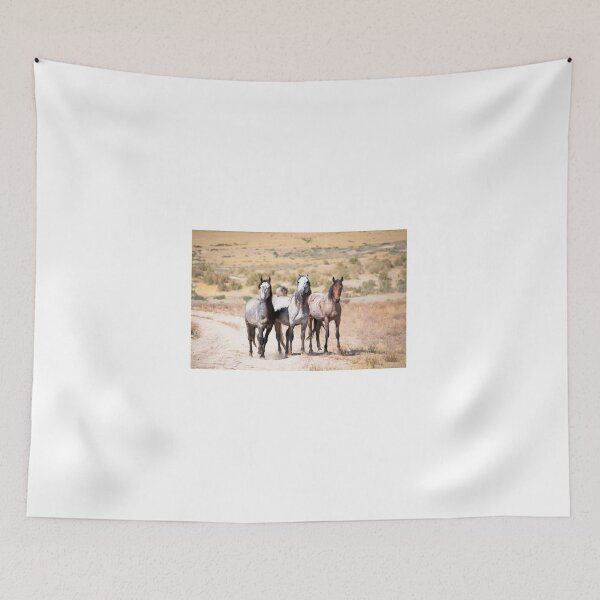 Item preview, Stunning wild horses in Utah west desert  designed and sold by Sillygirl101.