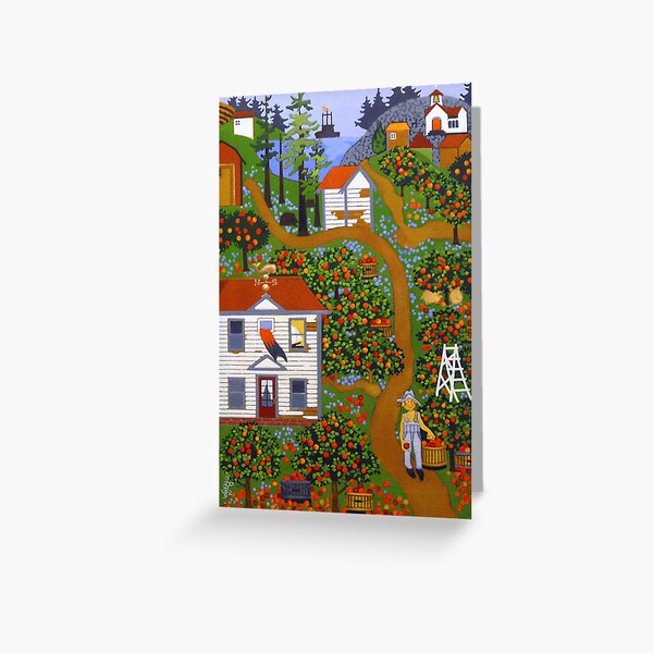 "Apple Pies Here Today" greeting card Greeting Card