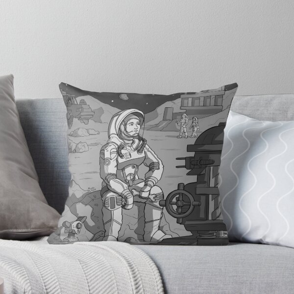 Item preview, Asteroid Outpost IX - Asteroid Day designed and sold by MichaelHoweArts.