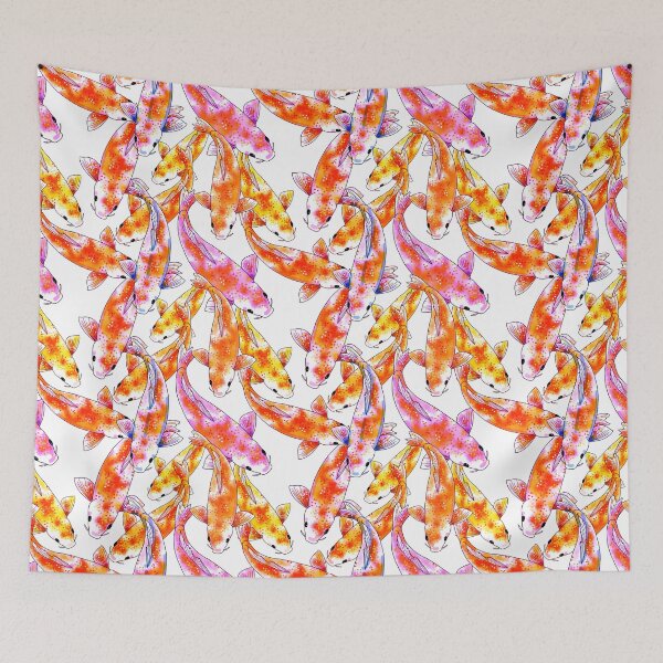 Item preview, vivid koi fish designed and sold by beesocks.