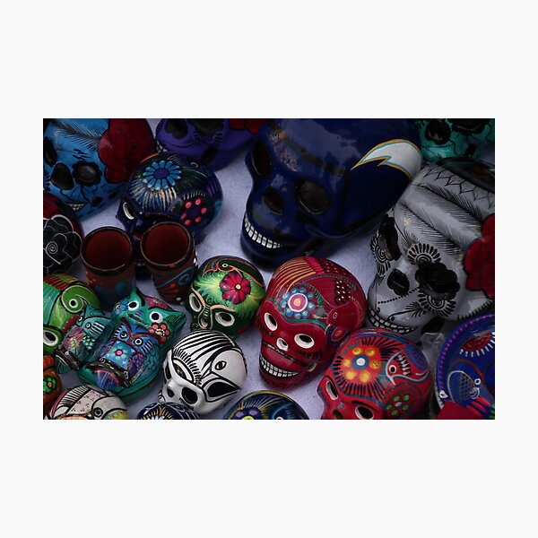Day of the Dead Skulls Photographic Print