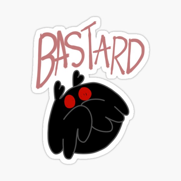bastardous moth Sticker