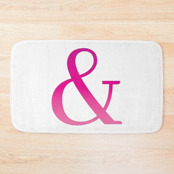 Item preview, Pink Gradient Ampersand designed and sold by PrettySimple Graphic Design.