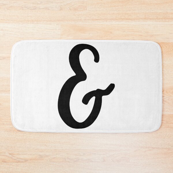 Item preview, Black & White Ampersand designed and sold by PrettySimple Graphic Design.