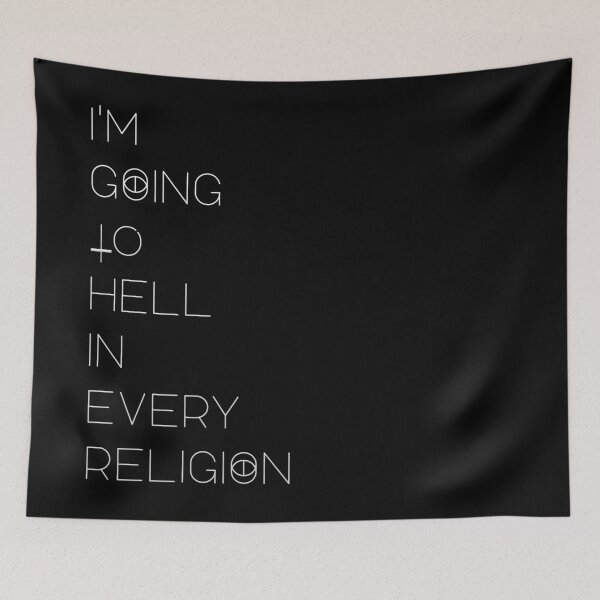 Item preview, I'm  Going to  Hell in  every  religion. designed and sold by mensijazavcevic.