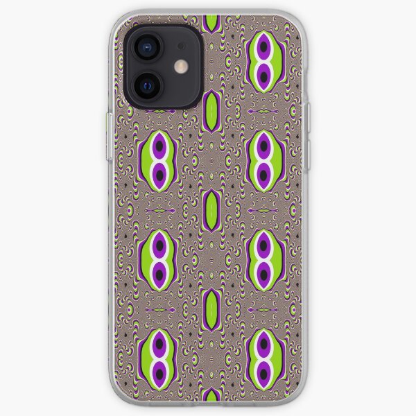 #Scrapbook, #design, #pattern, #repetition, abstract, illustration, square, color image, geometric shape, retro style iPhone Soft Case