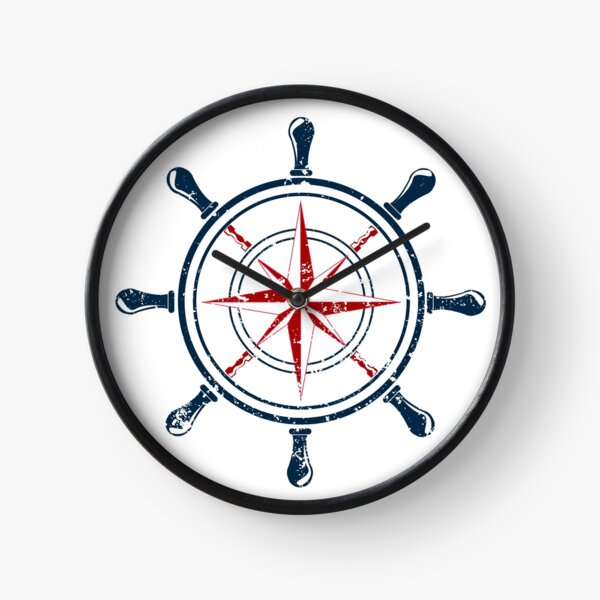 Item preview, Nautical star windrose steering wheel sailing sailor designed and sold by withpassion.