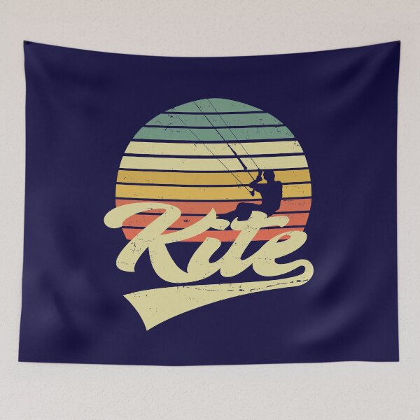 Item preview, KITE Kitesurfing Kiting Kitesurfing Vintage Retro Kitesurfing - Gift designed and sold by withpassion.