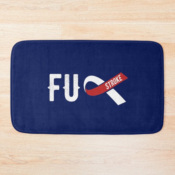 Item preview, Stroke Awareness Red Ribbon Funny Text designed and sold by alenaz.