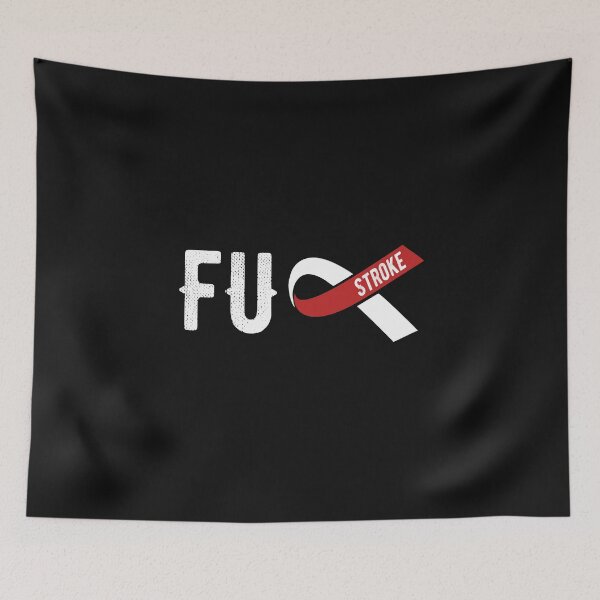Item preview, Stroke Awareness Red Ribbon Funny Text designed and sold by alenaz.