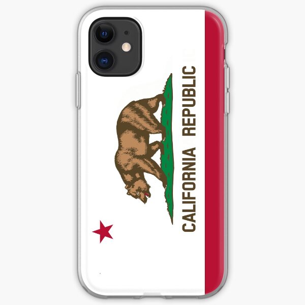Patriotic Flag of California Republic iPhone Soft Case