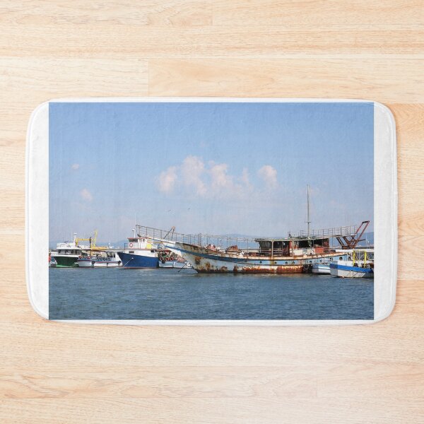 Item preview, old rusty ship in port Nessebar Bulgaria designed and sold by goceris.
