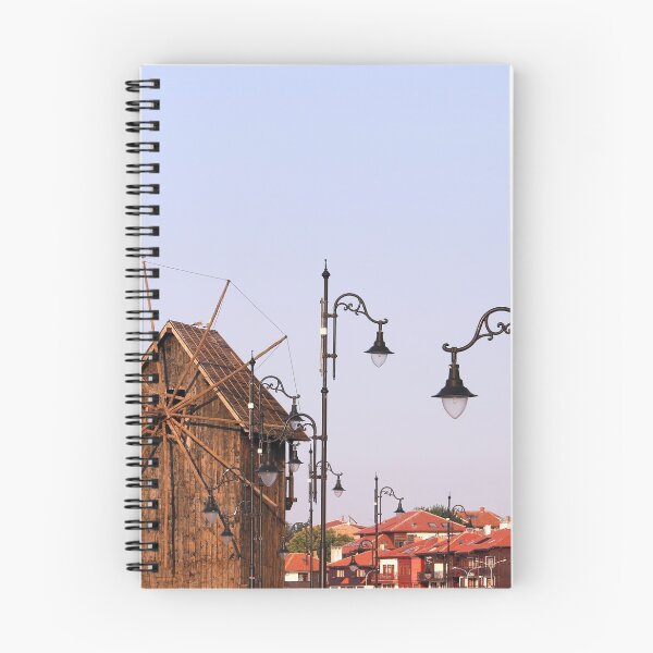 Item preview, old wooden windmill landmark Nessebar Bulgaria designed and sold by goceris.