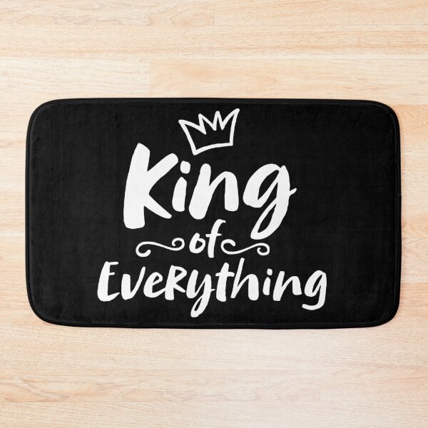 Item preview, KING of everything - White on Black Brush Lettering designed and sold by 26-Characters.