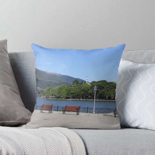 Item preview, Ioannina lake and Ali Pasha Mosque in summer Greece designed and sold by goceris.