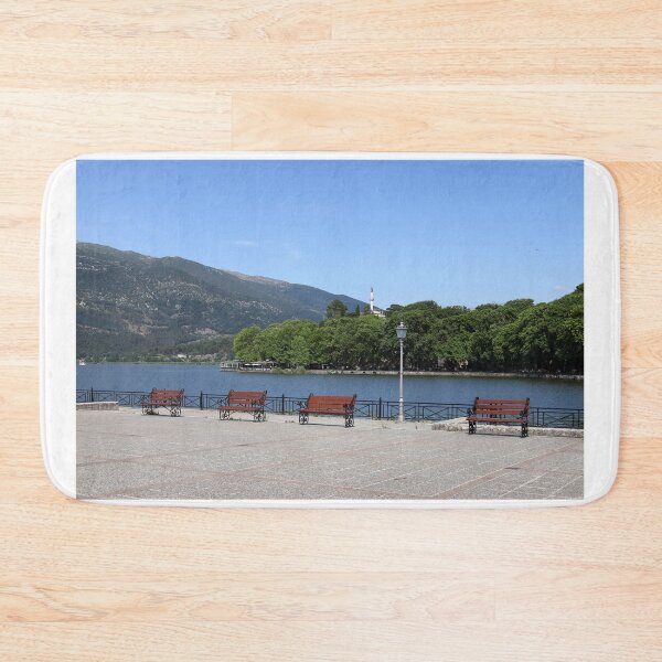 Item preview, Ioannina lake and Ali Pasha Mosque in summer Greece designed and sold by goceris.