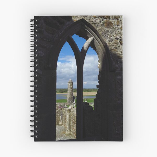 Item preview, McCarthy's Tower through Clonmacnoise Cathedral Window designed and sold by wiggyofipswich.