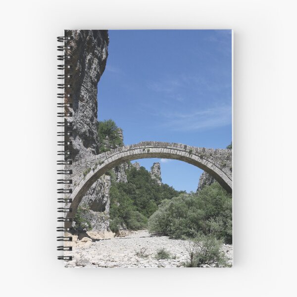 Item preview, kokkori old stone bridge in summer landscape Zagoria Epirus Greece designed and sold by goceris.