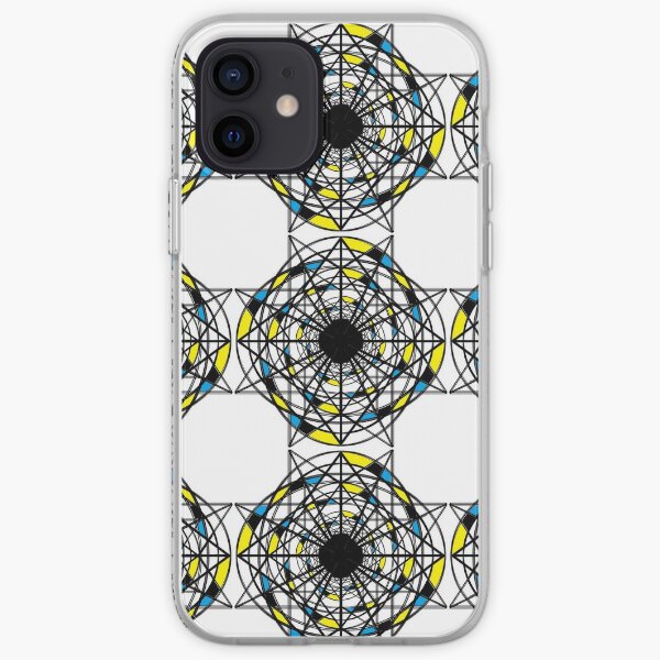 #Scrapbook, #design, #pattern, #repetition, abstract, illustration, square, color image, geometric shape, retro style iPhone Soft Case