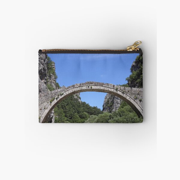Item preview, kokkori old stone bridge landscape Zagoria Epirus Greece designed and sold by goceris.