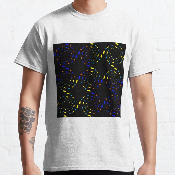 #Scrapbook, #design, #pattern, #repetition, abstract, illustration, square, color image, geometric shape, retro style Classic T-Shirt