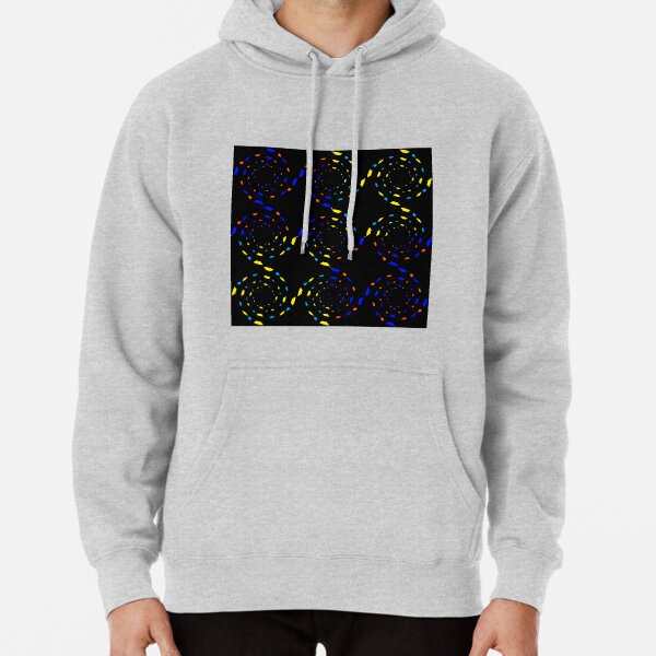 #Scrapbook, #design, #pattern, #repetition, abstract, illustration, square, color image, geometric shape, retro style Pullover Hoodie