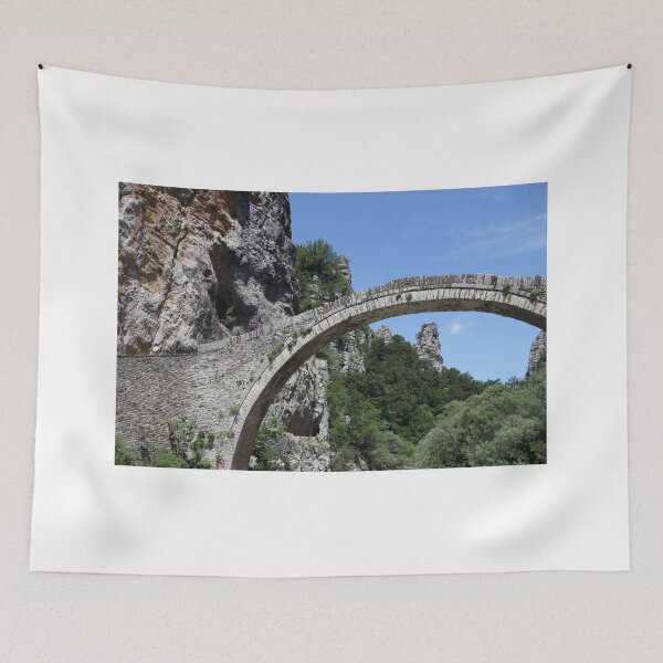 Item preview, kokkori old stone bridge Zagoria Epirus Greece designed and sold by goceris.