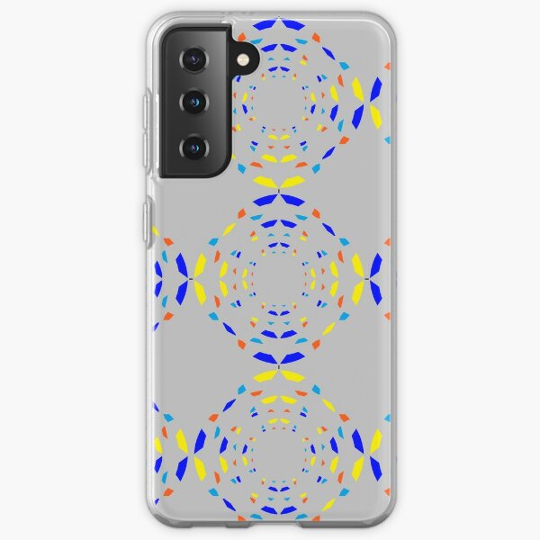 #Scrapbook, #design, #pattern, #repetition, abstract, illustration, square, color image, geometric shape, retro style Samsung Galaxy Soft Case