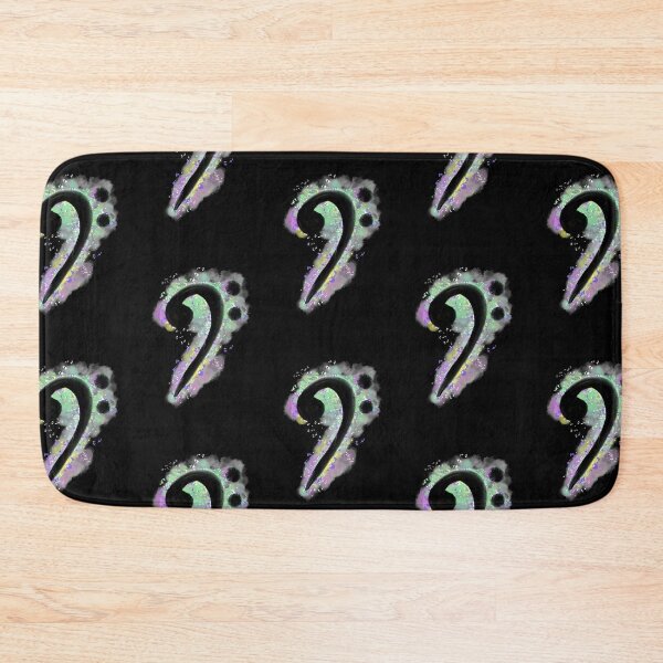 Item preview, Bass Clef Watercolor digital art designed and sold by Feliza Estrada.